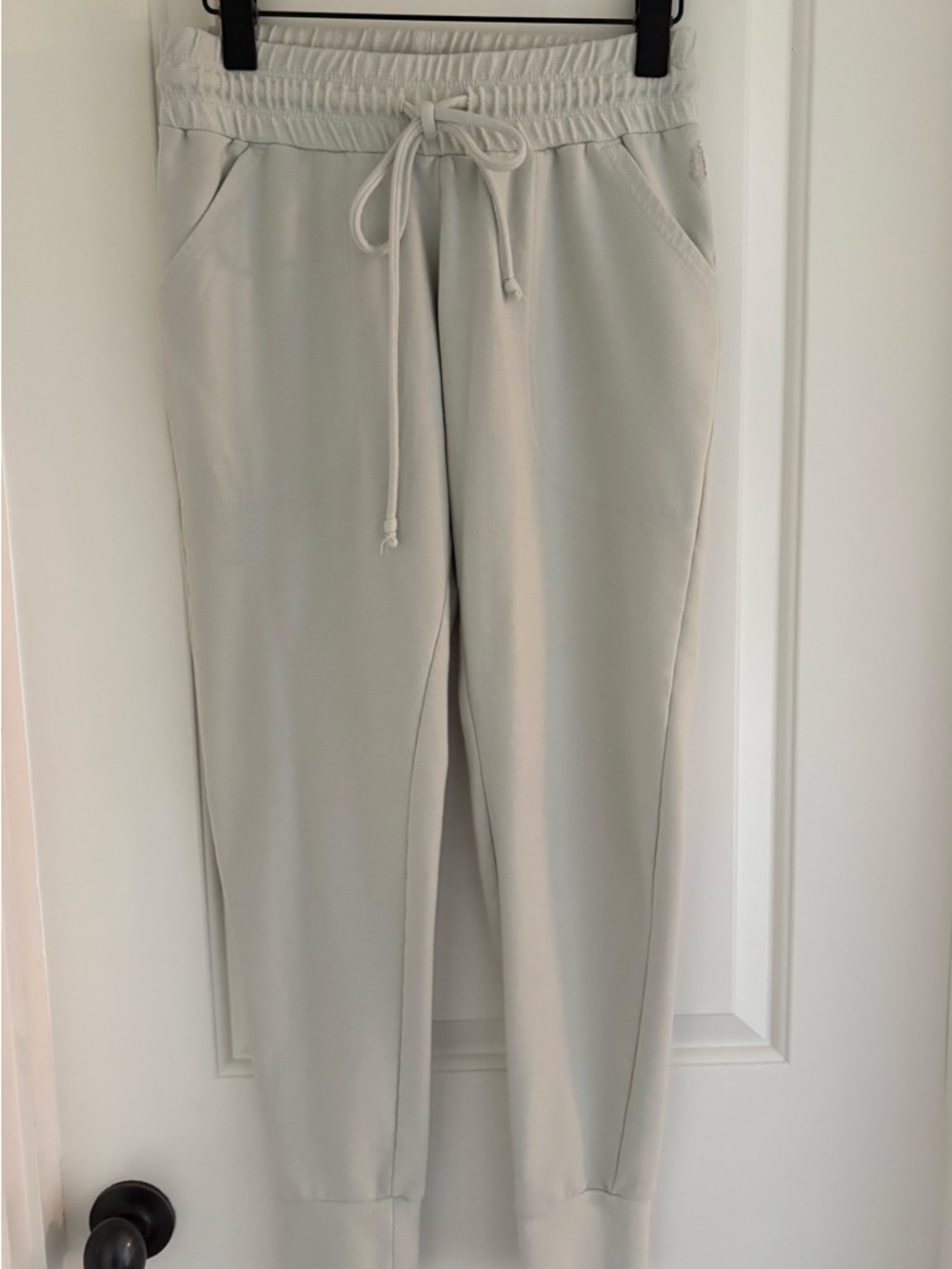 FP Movement by Free People Light Gray Drawstring Joggers - S/P